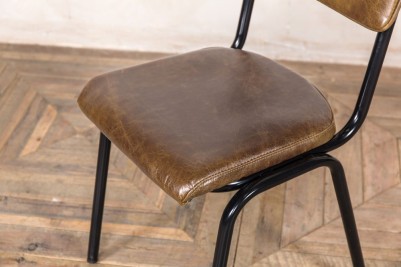 vintage brown dining chairs